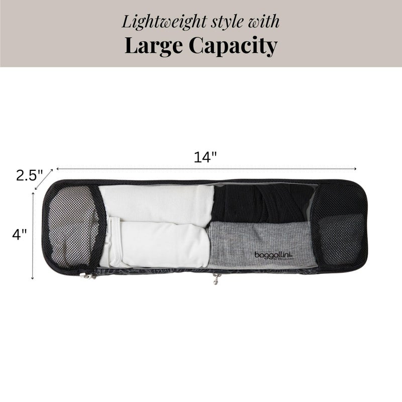 Baggallini Long Compression Cube - Lightweight Compression Packing Cube for Travel - Image 4